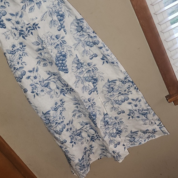 Reformation - Bridgton 100% Linen Dress In Corsica Size 2 - Picture 5 of 14